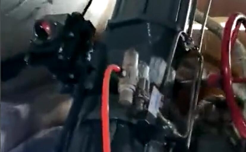 On site use of pneumatic water-cooled regulating butterfly valve