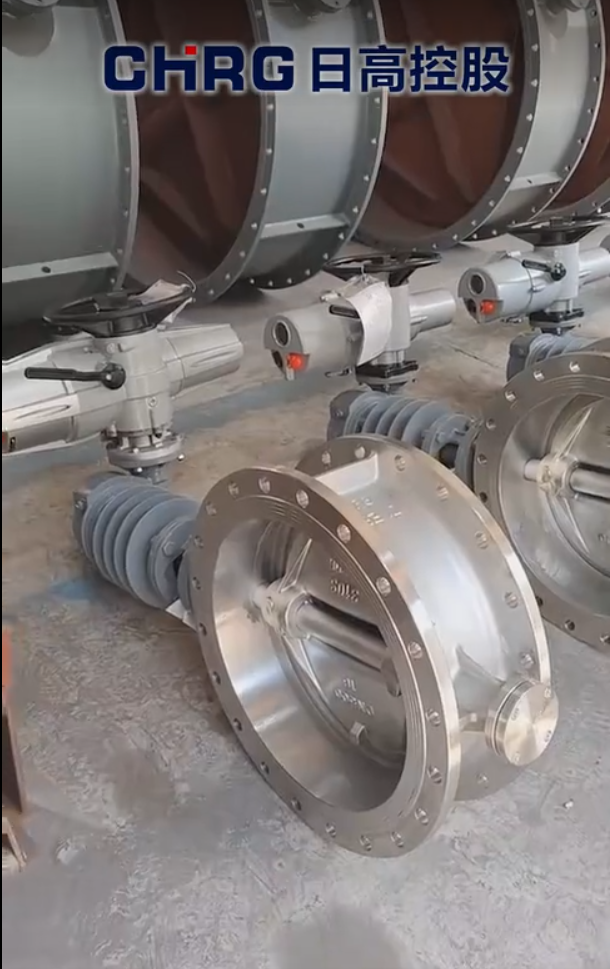 Electric high-temperature butterfly valve