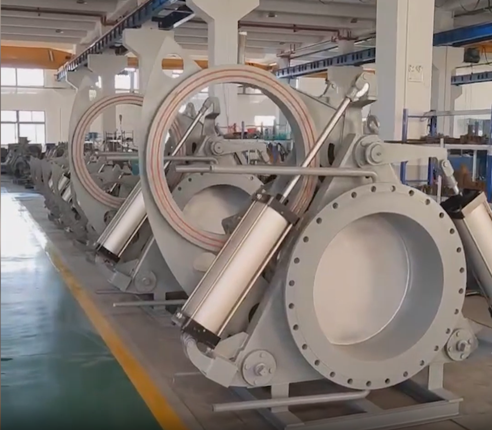 F643X氣動推桿盲板閥