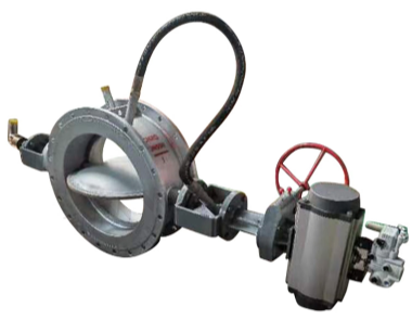 氣動高溫水冷蝶閥