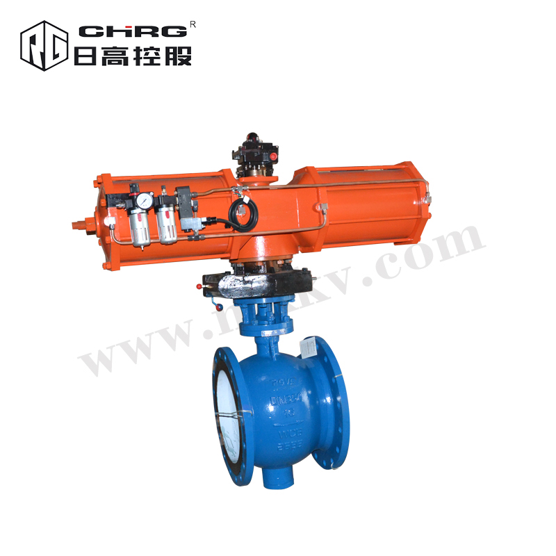 Pneumatic hemispherical valve BQ640H-10C