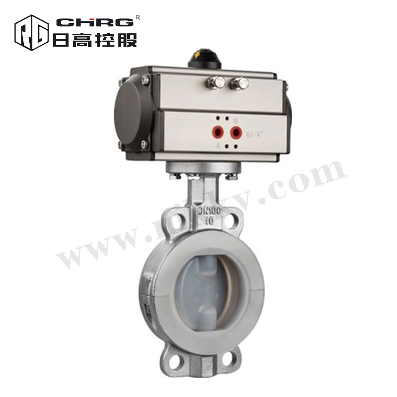 D671F46-16P氣動(dòng)對(duì)夾蝶閥（全襯）